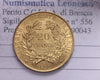 NL* FRANCIA Seconda Repubblica MARENGO 20 FRANCHI ORO GOLD 1850 A PARIGI - UNC.