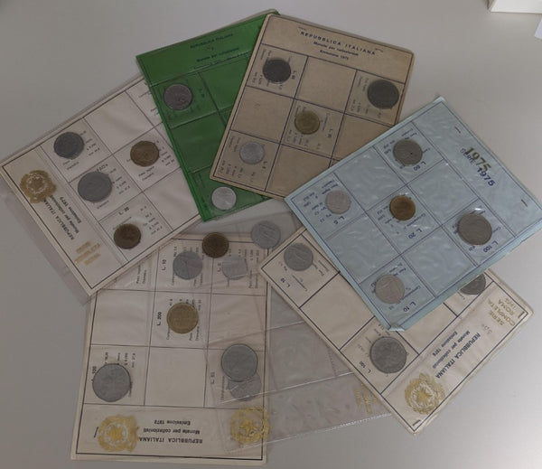 NL* ITALIA 7 Divisionali 1971-1972-1975-1976-1977-1978-1979 FDC in set
