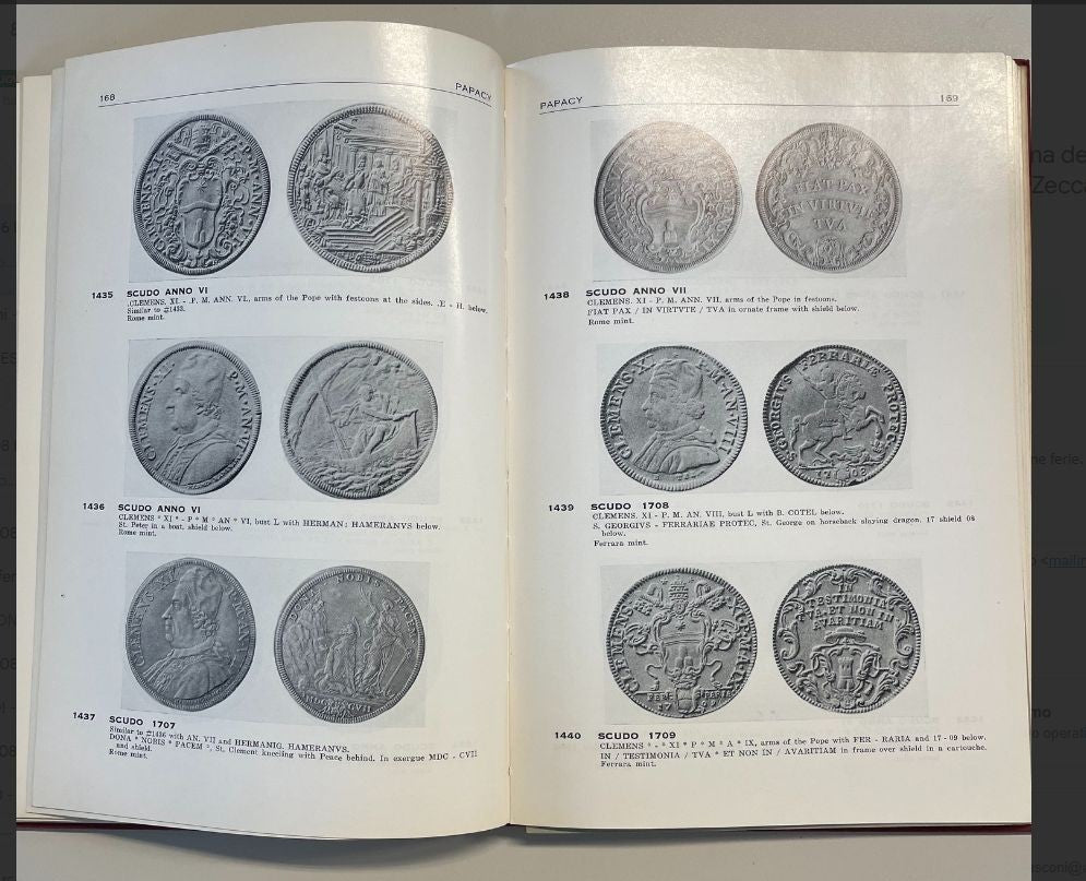 NL*Libro EUROPEAN CROWNS 1700 - 1800 By John Davenport 334 pagine edizione 1961