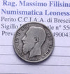 NL* BELGIO LEOPOLDO II 50 CENTESIMI Argento 1898 super prezzo