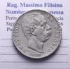 NL* UMBERTO I 2 LIRE ARGENTO 1898 ROMA come da foto
