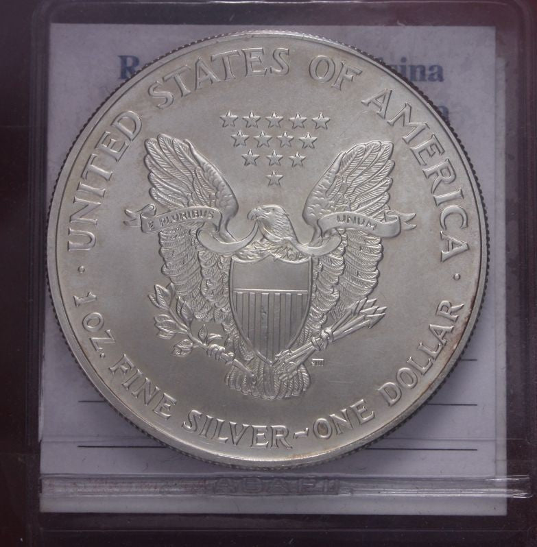 NL* STATI UNITI 1 DOLLARO ARGENTO 2003 1 ONCIA ARGENTO PURO Liberty Walking