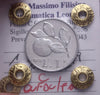 NL* Italia Repubblica 1 LIRA ARANCIA 1949 QFDC/FDC Perizia Filisina Massimo * 2