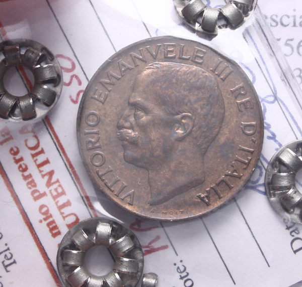 NL* VEIII Italia 5 CENTESIMI SPIGA 1921 FDC ECCEZIONALE Perizia Castagna Cesare