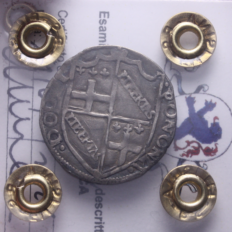 NL* BOLOGNA CLEMENTE VII GROSSO in Argento 1523-1534 Perizia Filisina Massimo