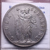 NL* REPUBBLICA SUBALPINA 5 FRANCS ARGENTO AN 10 1802 RARA BB Perizia Filisina M.