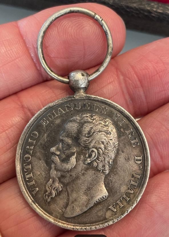 NL* SAVOIA Medaglia Argento VEII GUERRE Per l'Indipendenza e Unità d'Italia