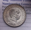 NL* Italia VEIII 1 LIRA ARGENTO 1913 QUADRIGA VELOCE Superba con lustro