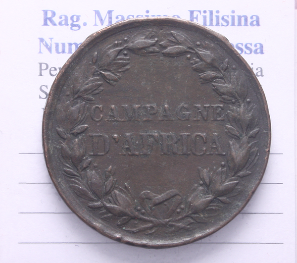 NL* UMBERTO I Medaglia Bronzo CAMPAGNE D'AFRICA Speranza