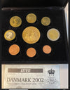 NL* DANIMARCA EURO 2002 SET PROVE PROBEN ESSAI con Certificato