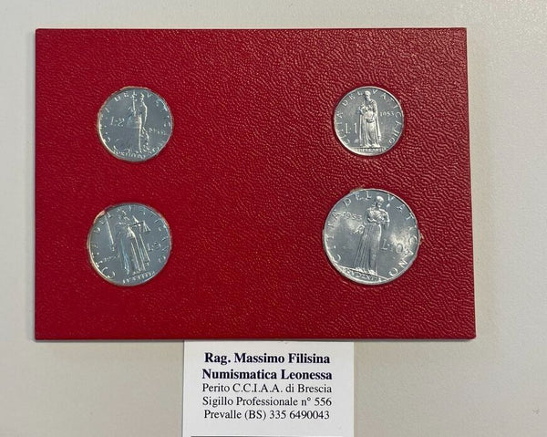 NL* ROME POPE PIUS XII 1953 Series 4 VALUES 10 5 2 1 LIRA FDC in mint set * 4