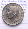 NL* VEIII 2 Lire ARGENTO 1911 CINQUANTENARIO SUPERBA Patina quasi iridescente