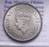 NL* INDIA RE GIORGIO VI 1 RUPEE Rupia Argento 1940 SUPER conservazione