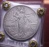 NL* VEIII 5 Lire ARGENTO 1911 CINQUANTENARIO RARA SPL+ Perizia Erpini GianFranco