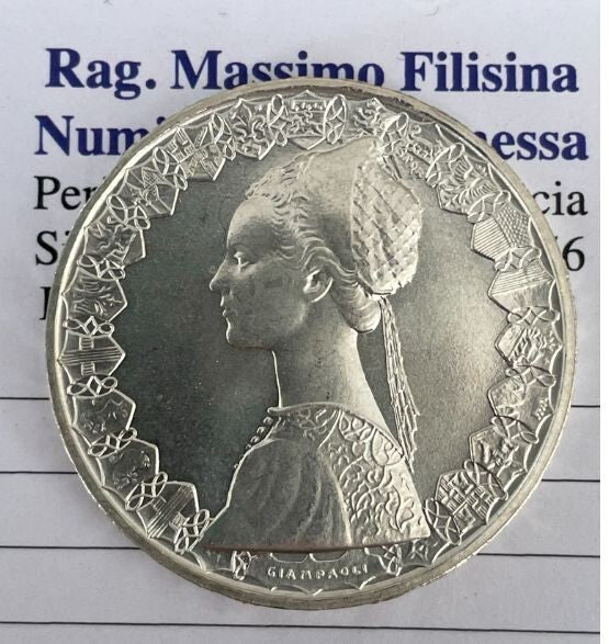 NL* ITALIA 500 Lire Argento 3 Caravelle 1980 FIOR DI CONIO FDC da Divisionale