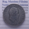 NL* ITALIA Savoia VEII 2 LIRE ARGENTO 1863 NAPOLI VALORE prezzo top