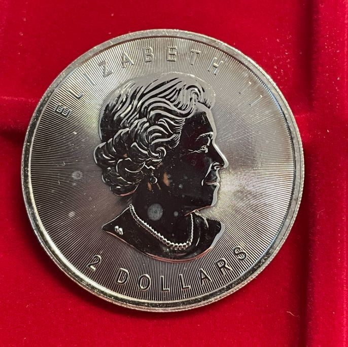 NL*CANADA 2 Dollari 2015 3/4 OZ ONCIA ARGENTO PURO Animali Selvatici LUPO FDC