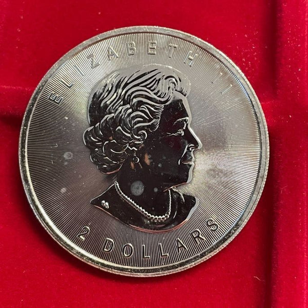 NL*CANADA 2 Dollari 2015 3/4 OZ ONCIA ARGENTO PURO Animali Selvatici LUPO FDC