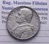 NL* ROMA CITTA' DEL VATICANO Papa PIO XI 5 Lire ARGENTO 1930 come da foto