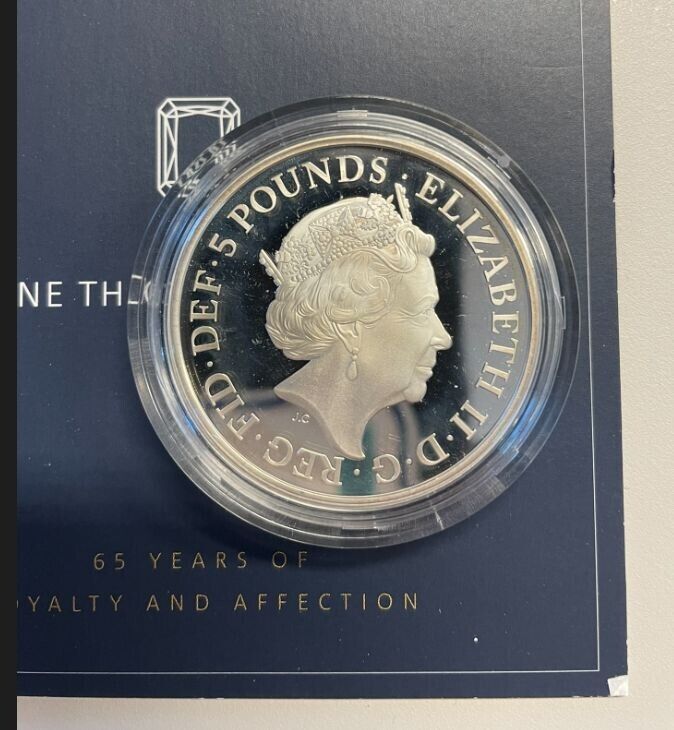 EN*ENGLAND Elizabeth II 5 POUNDS SILVER 2017 SHINE THROUGH THE AGES PROOF