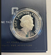 EN*ENGLAND Elizabeth II 5 POUNDS SILVER 2017 SHINE THROUGH THE AGES PROOF