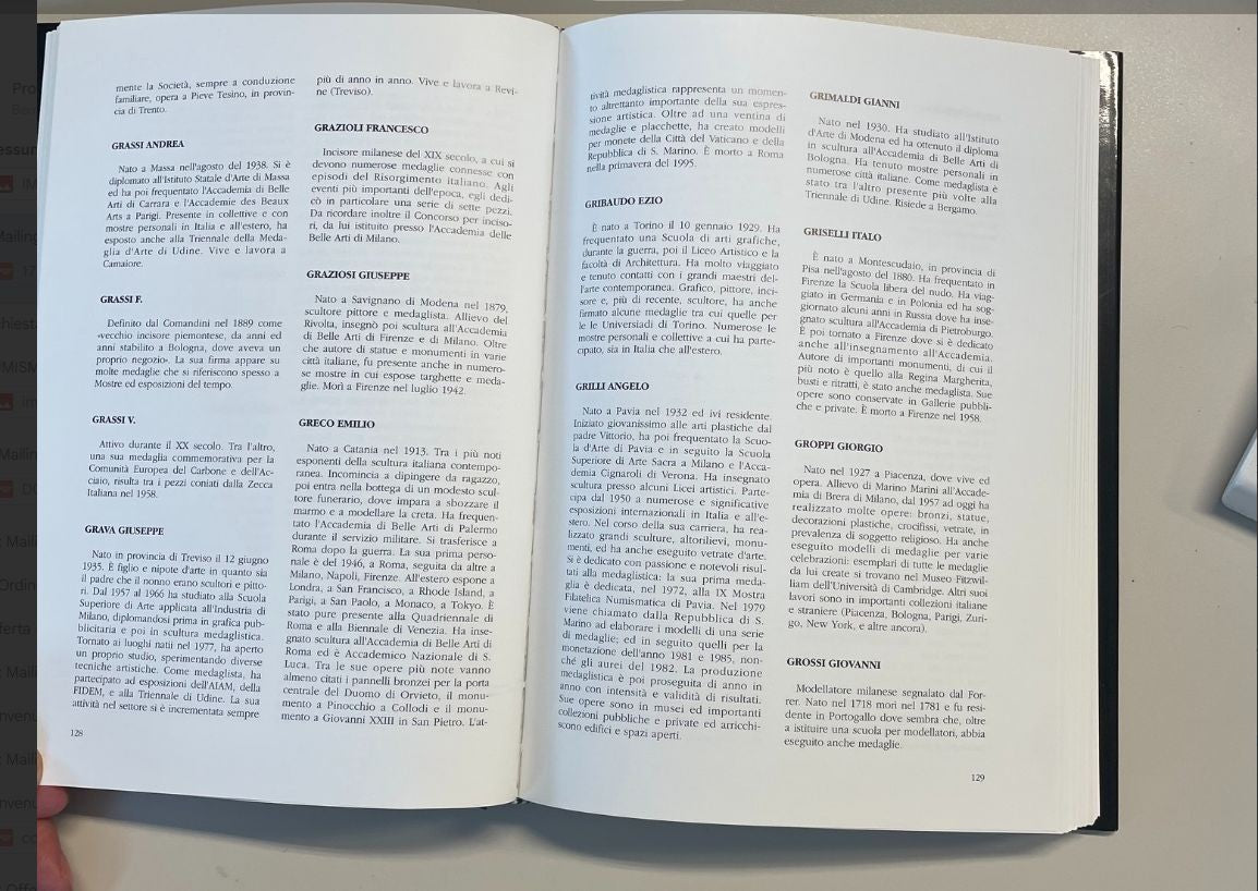 NL*Libro MEDAGLISTI E INCISORI ITALIANI dal Rinascimento a Oggi V. Lorioli Conti