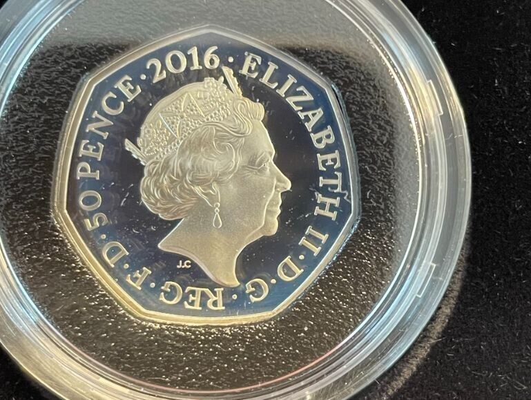 NL* ENGLAND Elizabeth II 50 PENCE 2016 SILVER OLIMPYC TEAM GB PROOF Royal M