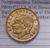 NL* LIECHTENSTEIN FRANZ JOSEPH I 20 FRANKEN Oro Gold 1946 superba conservaz. UNC