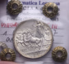 NL* VEIII 1 LIRA ARGENTO 1917 QUADRIOGA BRIOSA FDC Perizia Filisina Massimo