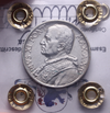 NL* CITTA' DEL VATICANO PAPA PIO XI 5 LIRE Ag 1935 SPL/FDC RARA Perizia Filisina