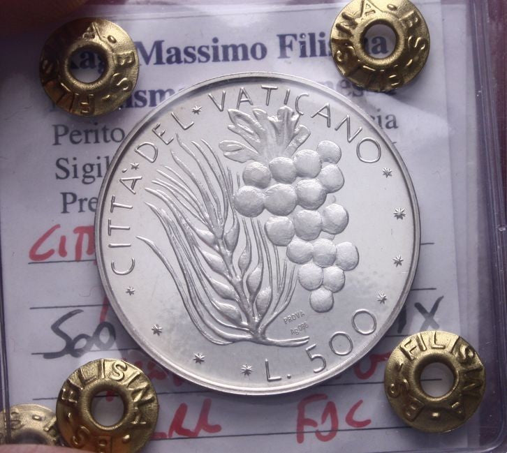 NL* ROMA PAOLO VI SERIE 8 PROVE Pattern IN ARGENTO 1971 IX 8 Valori FDC Perizia