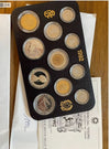 NL* ITALIA Divisionale 1992 con 500 e 500 Lire in Argento P.D. FRANCESCA Proof N