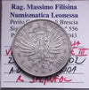 NL* VEIII 2 Lire Argento 1902 AQUILA SABAUDA RARA SPL/QFDC Perizia Filisina M.