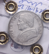 NL* STATO PONTIFICIO PAPA PIO IX 20 BAIOCCHI Argento 1865 SPL Perizia Filisina