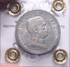 NL* VEIII Italia 2 LIRE ARGENTO 1915 QUADRIGA BRIOSA QFDC/FDC Perizia Filisina