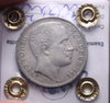 NL* VEIII 2 Lire Argento 1906 AQUILA SABAUDA OTTIMO SPL + Perizia Filisina M.