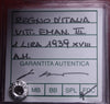 NL* VEIII 1 LIRA IMPERO 1939 XVIII Antimagnetica Q.FDC Perizia Manfredini Luca