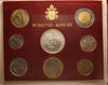 NL*VATICANO GIOVANNI PAOLO II Divisionale 1998 XX 8 valori + 1000 Lire Argento