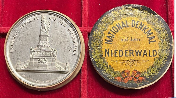 NL* GERMANIA  Medaglia NATIONALE DENKMAR NIEDERWALD 1870/71 Deutschen Volkes