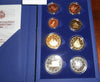 NL* SAN MARINO divisionale 2008 8 VALORI in EURO FONDO SPECCHIO/PROOF set zecca