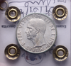 NL* VEIII ALBANIA 5 LEK Argento 1939 XVII SPL+ Perizia Filisina Massimo