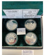 NL* CHINA CINA Silver Set 1984 Figure Storiche 4 pezzi da 5 YUAN ARGENTO PROOF