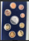 NL* ITALIA Divisionale 2003 9 Valori con 5 EURO ARGENTO PROOF Set zecca No cart