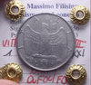 NL* VEIII 1 LIRA IMPERO 1943 XXI RARA QFDC/FDC Perizia Filisina Massimo * 4
