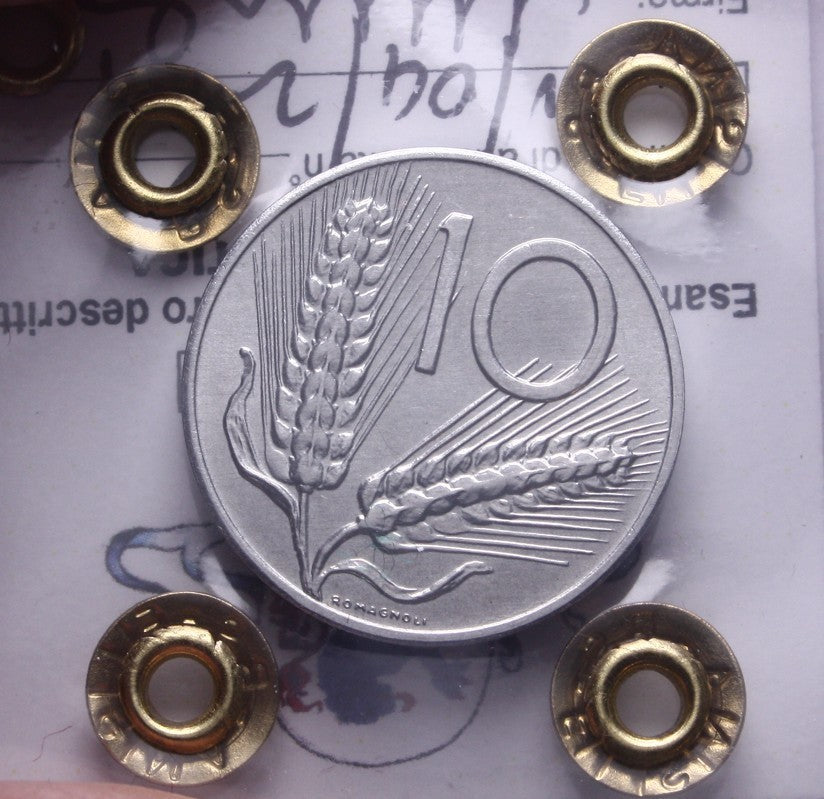 NL* Italia 10 LIRE SPIGHE ARATRO 1965 FDC Perizia Filisina Massimo * 2