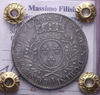 NL* FRANCIA LUIGI XV 1/2 SCUDO ARGENTO 1726 PARIGI BB/SPL Perizia Filisina