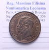 NL* VEII RE D'ITALIA 5 CENTESIMI RAME 1861 MILANO eccellente conservazione