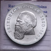 NL* D.D.R.  EST GERMANY 20 DM SILVER 1970 FRIEDRICH ENGELS FDC - Unc