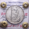 NL* VEIII Italia 10 LIRE ARGENTO IMPERO 1936 XIV QFDC/FDC Perizia Filisina