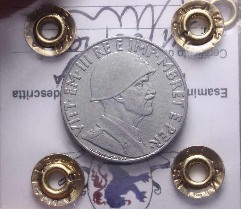 NL* VEIII ALBANIA 0,20 LEK 1940 XVIII MAGNETICA QFDC Perizia Filisina Massimo